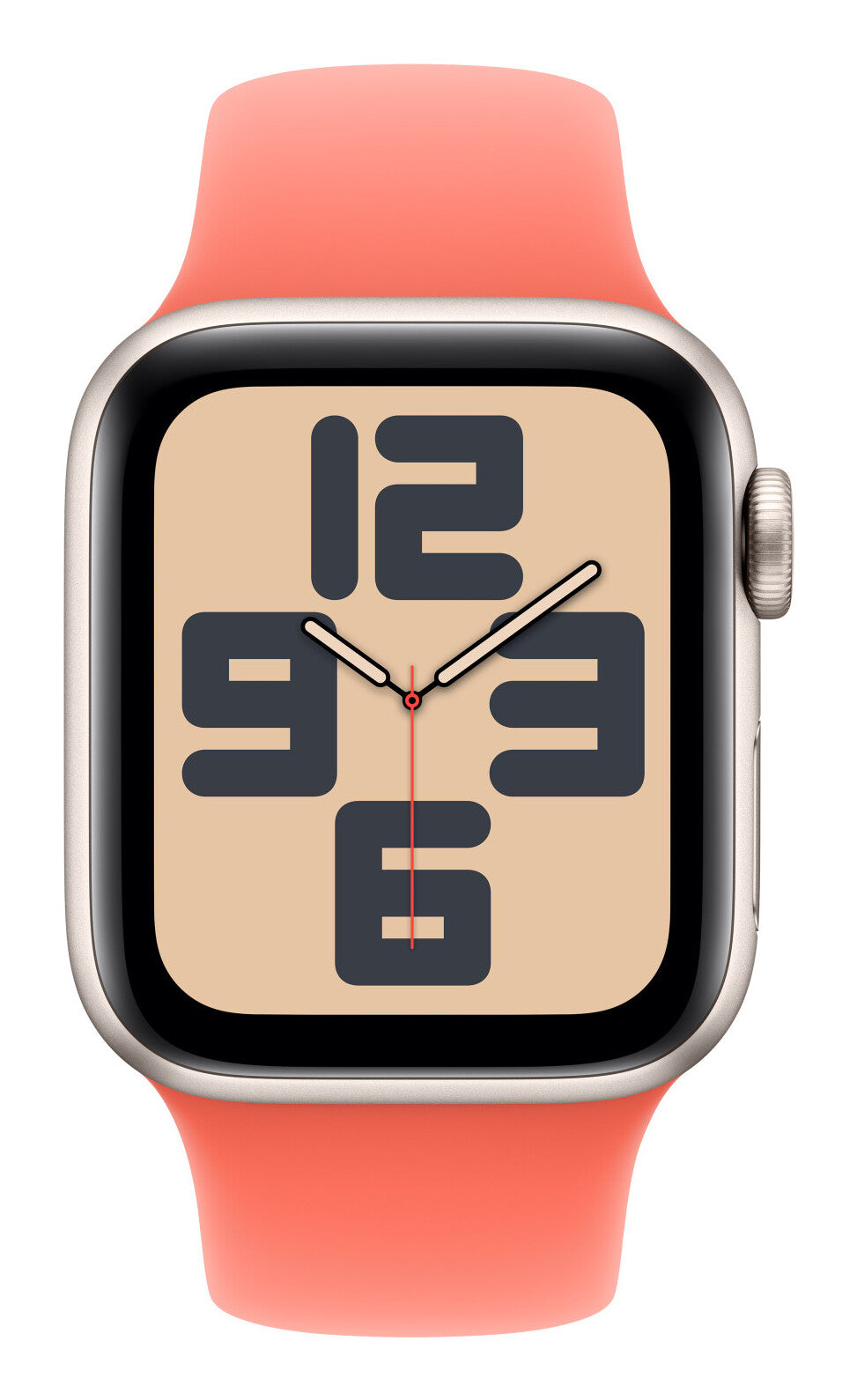 Apple MDRR4ZM/A smart wearable accessory Band Orange Fluoroelastomer