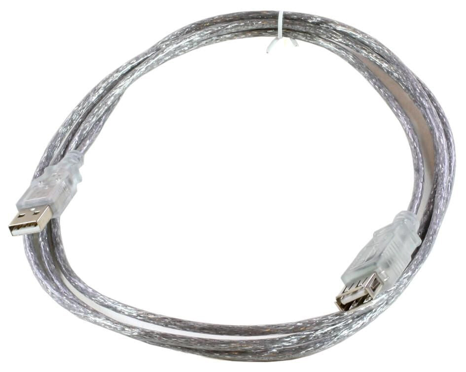 Microconnect USBAAF2T USB cable USB 2.0 1.8 m USB A Transparent