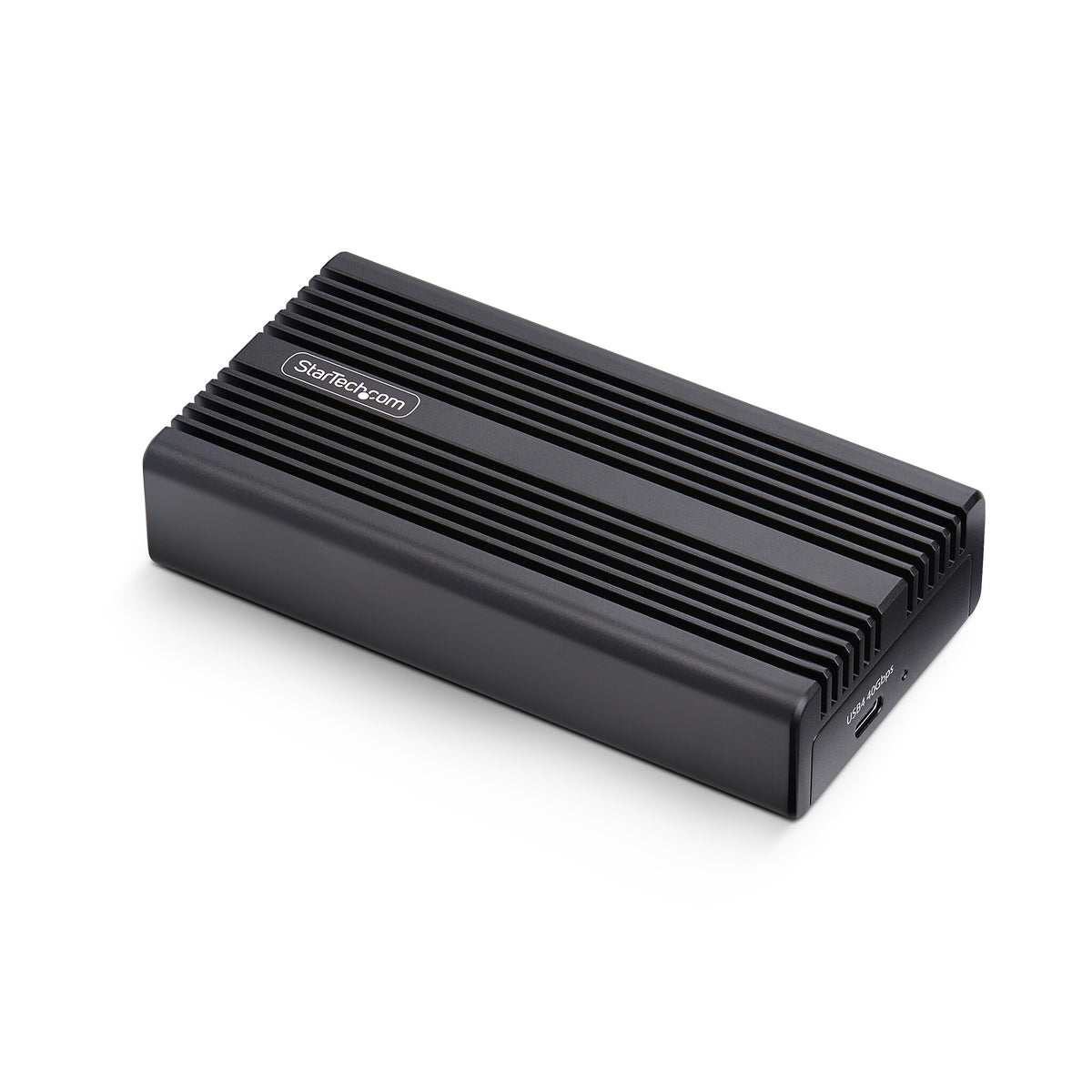 StarTech.com USB4 M.2 NVMe Enclosure, 40Gbps, External USB-C/Thunderbolt NVMe SSD Enclosure, Aluminum Heatsink Case, B+M/M-Key