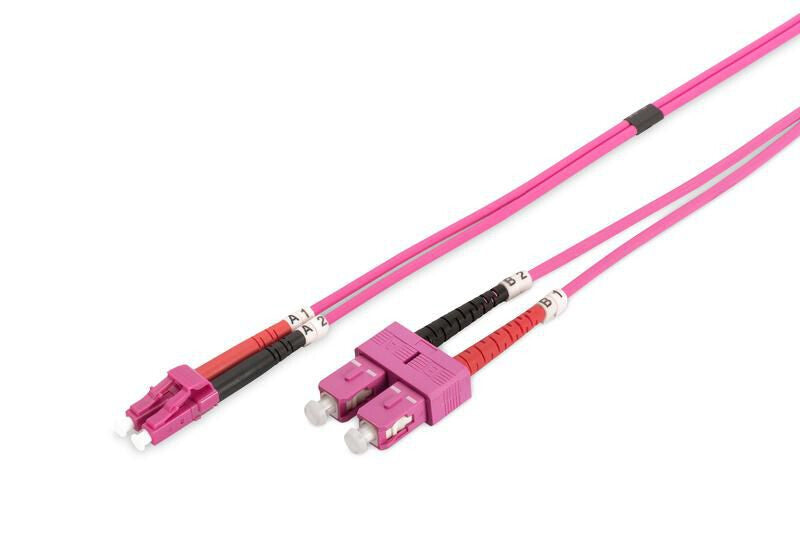 Lanview LVO231814 InfiniBand/fibre optic cable 2 m LC SC Purple