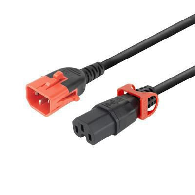 Microconnect MC-DUALC14C15-2M power cable Black C15 coupler C14 coupler