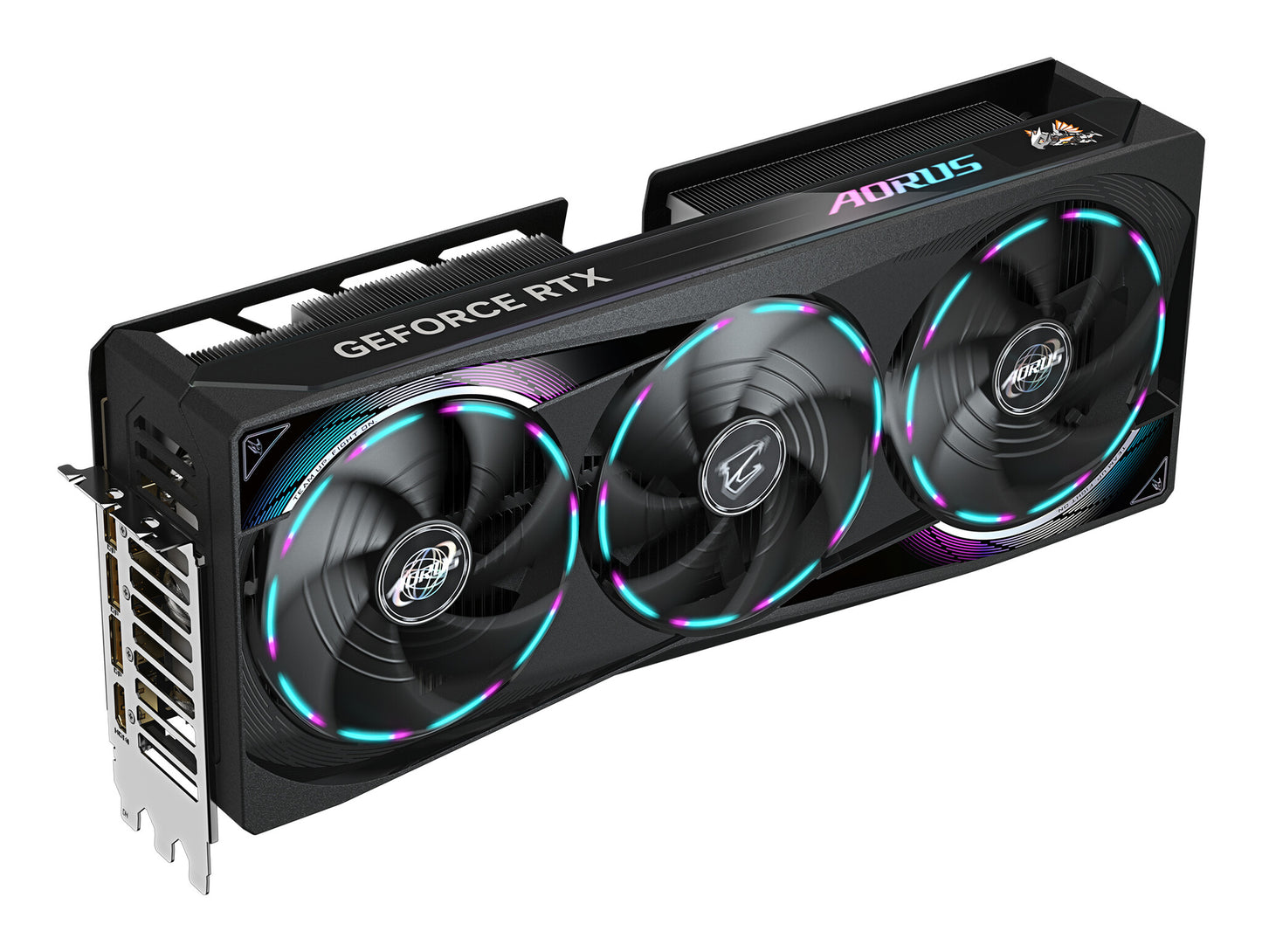 GIGABYTE AORUS GeForce RTX 5080 MASTER 16G Graphics Card - 16GB GDDR7, 256bit, PCI-E 5.0, 2805MHz Core Clock, 3 x DisplayPort, 1 x HDMI, GV-N5080AORUS M-16GD
