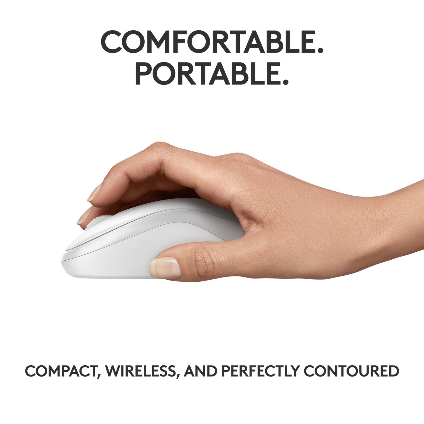 Logitech M240 Silent mouse Travel Ambidextrous RF Wireless + Bluetooth 4000 DPI