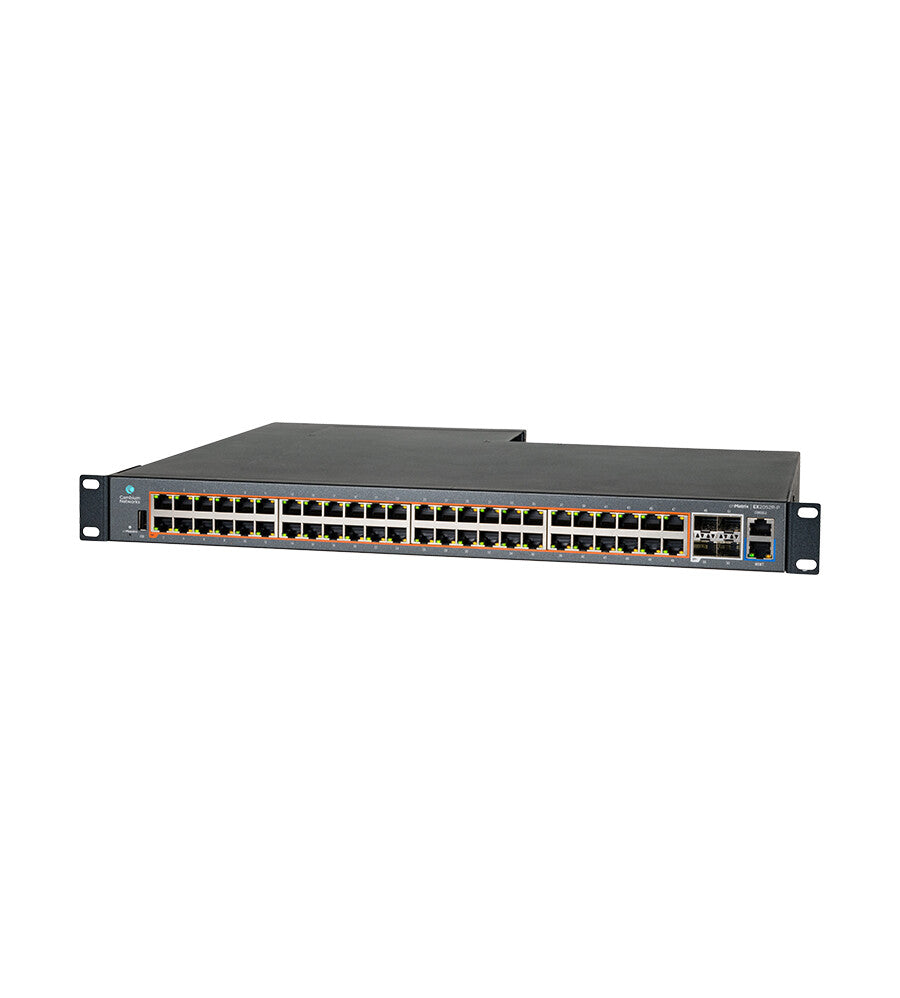 Cambium Networks EX2052R-P network switch, Managed, 48-port, Power over Ethernet (PoE), black
