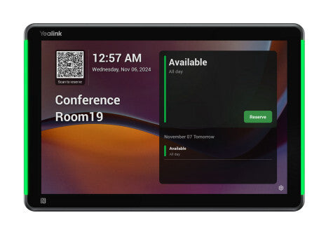Yealink RoomPanel Plus E2 25.6 cm (10.1") 1280 x 800 pixels LCD 802.11a, 802.11b, 802.11g, Wi-Fi 4 (802.11n), Wi-Fi 5 (802.11ac) Grey Bluetooth
