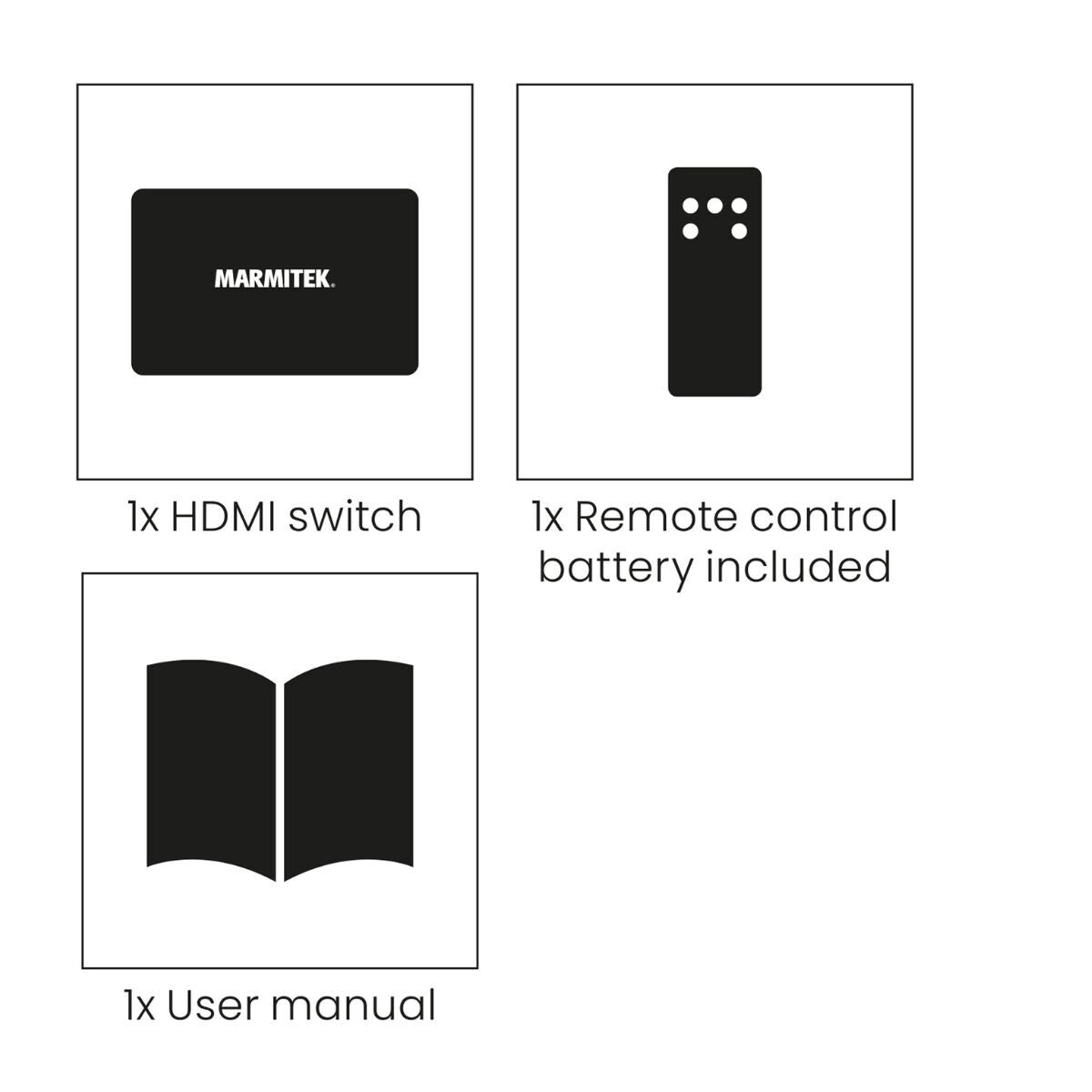 Marmitek Connect 730 - HDMI switch 8K 60 Hz – 4K 165 Hz
