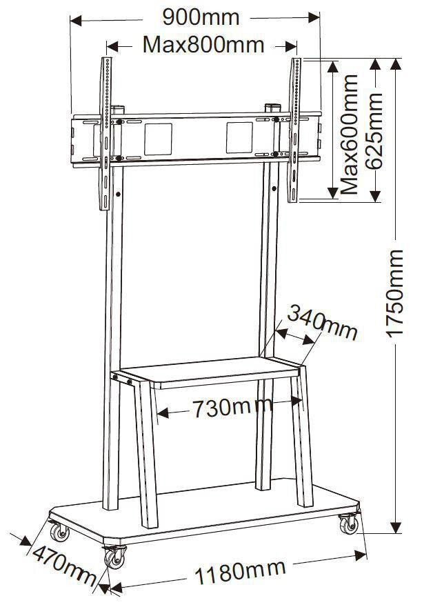 Vivolink VLFS4290 monitor mount / stand