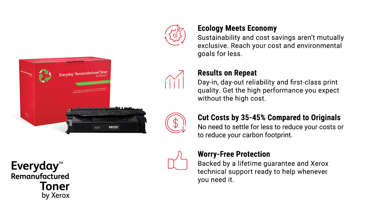 Everyday™ Yellow Remanufactured Toner by Xerox compatible with Brother TN423Y, High capacity