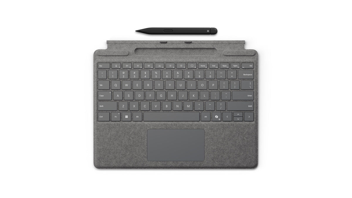Microsoft Surface Pro Keyboard with Slim Pen QWERTZ German Microsoft Cover port Platinum