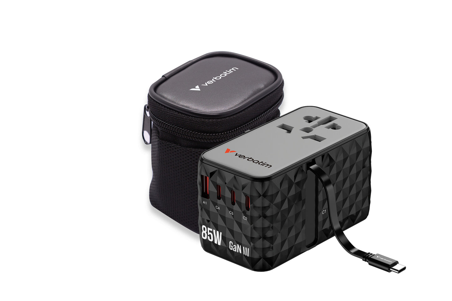 Verbatim Charge 'n' Travel Diamond 85W Retractable Cable CNT-02
