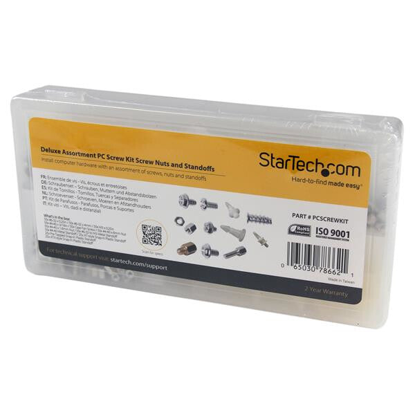 StarTech.com Deluxe Assortment PC Screw Kit - Screw Nuts and Standoffs - TAA