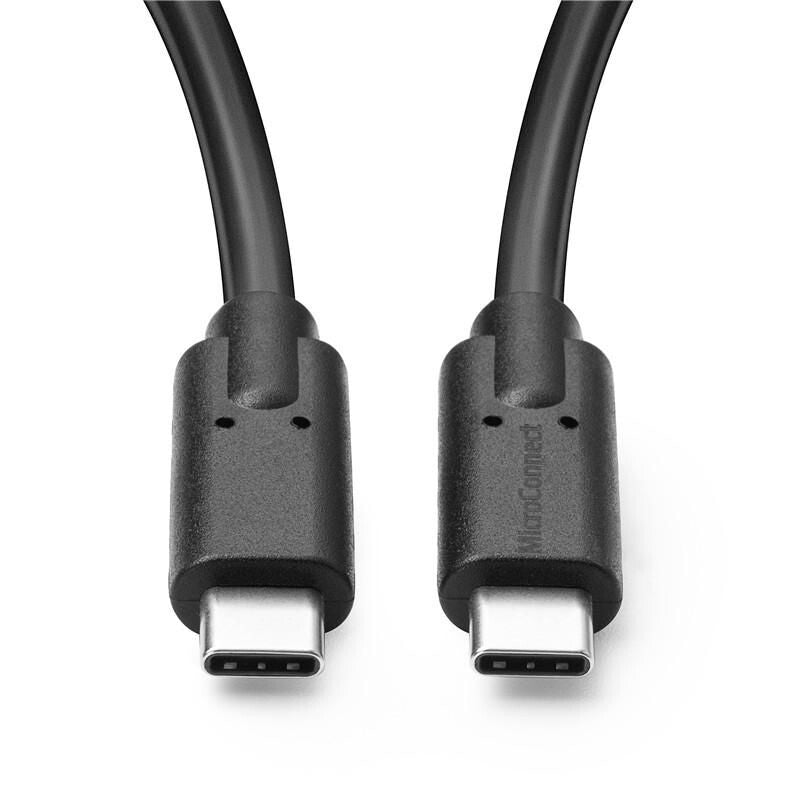 Microconnect USB3.2CC0.5 USB cable USB 3.2 Gen 2 (3.1 Gen 2) 0.5 m USB C Black