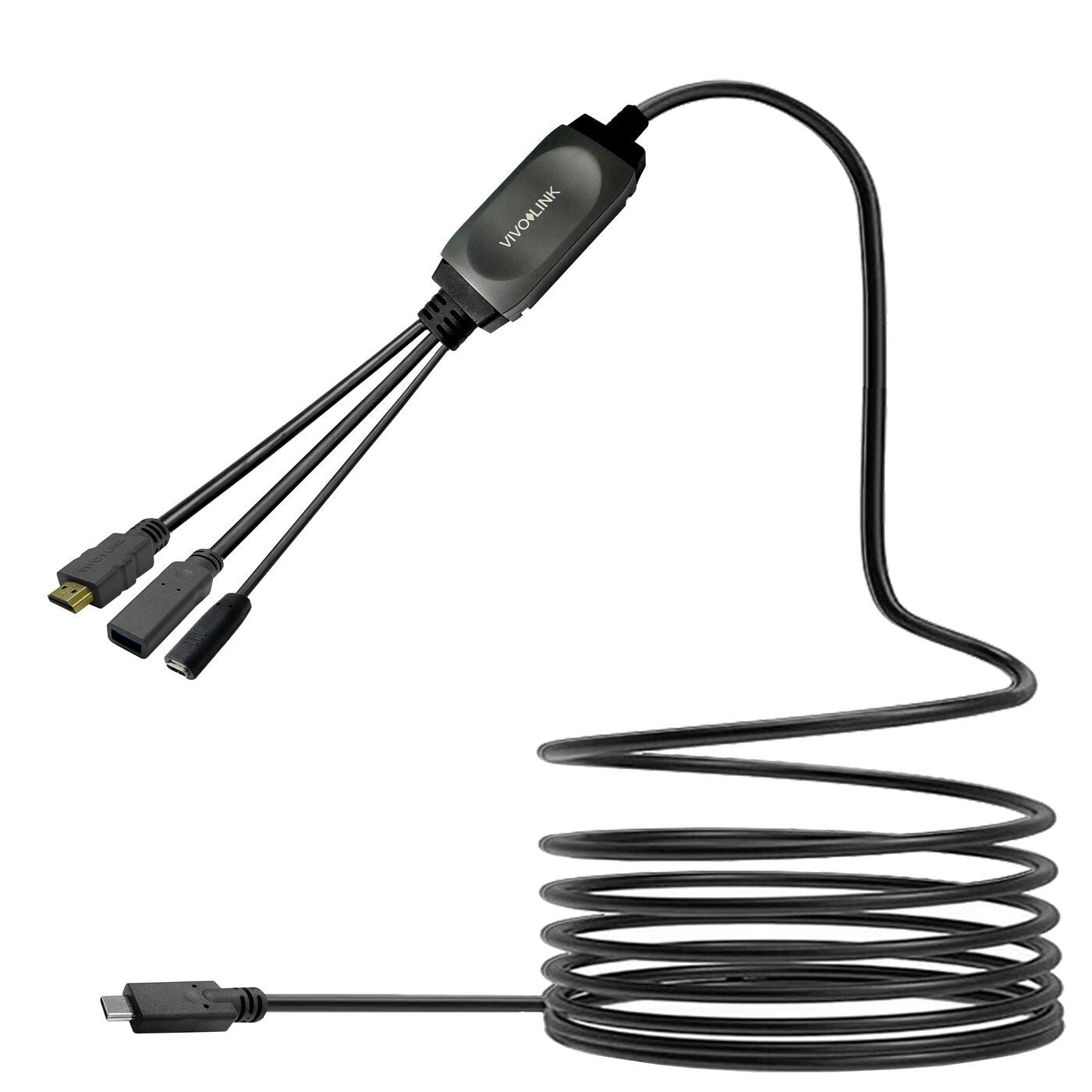 Vivolink PROUSBCHDMIUSB3-7.5 USB cable USB 3.2 Gen 1 (3.1 Gen 1) 7.5 m USB C Black