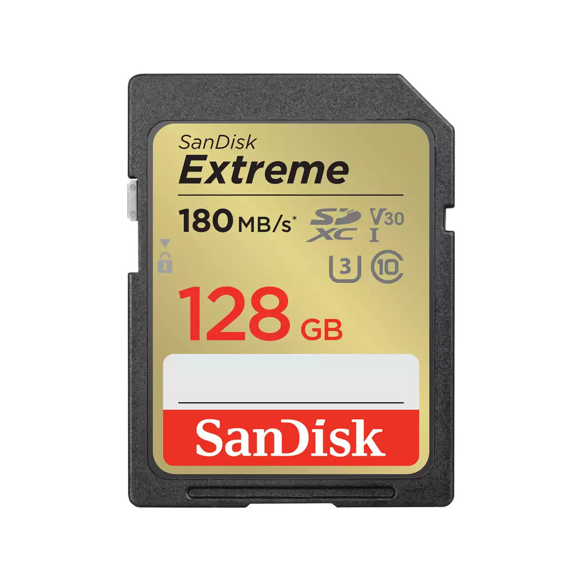 SanDisk Extreme 128GB SDXC UHS-I Class 10 memory card