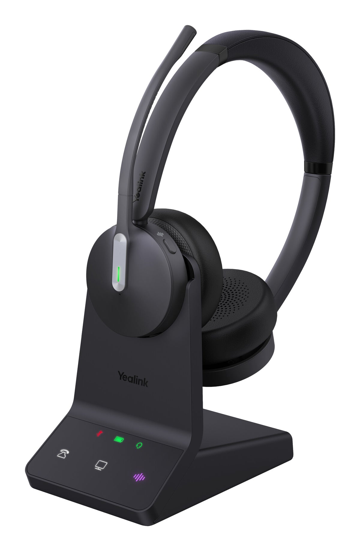 Yealink WH64 Dual UC headset, Head-band, Wireless connection, Boom microphone, Office/Call center