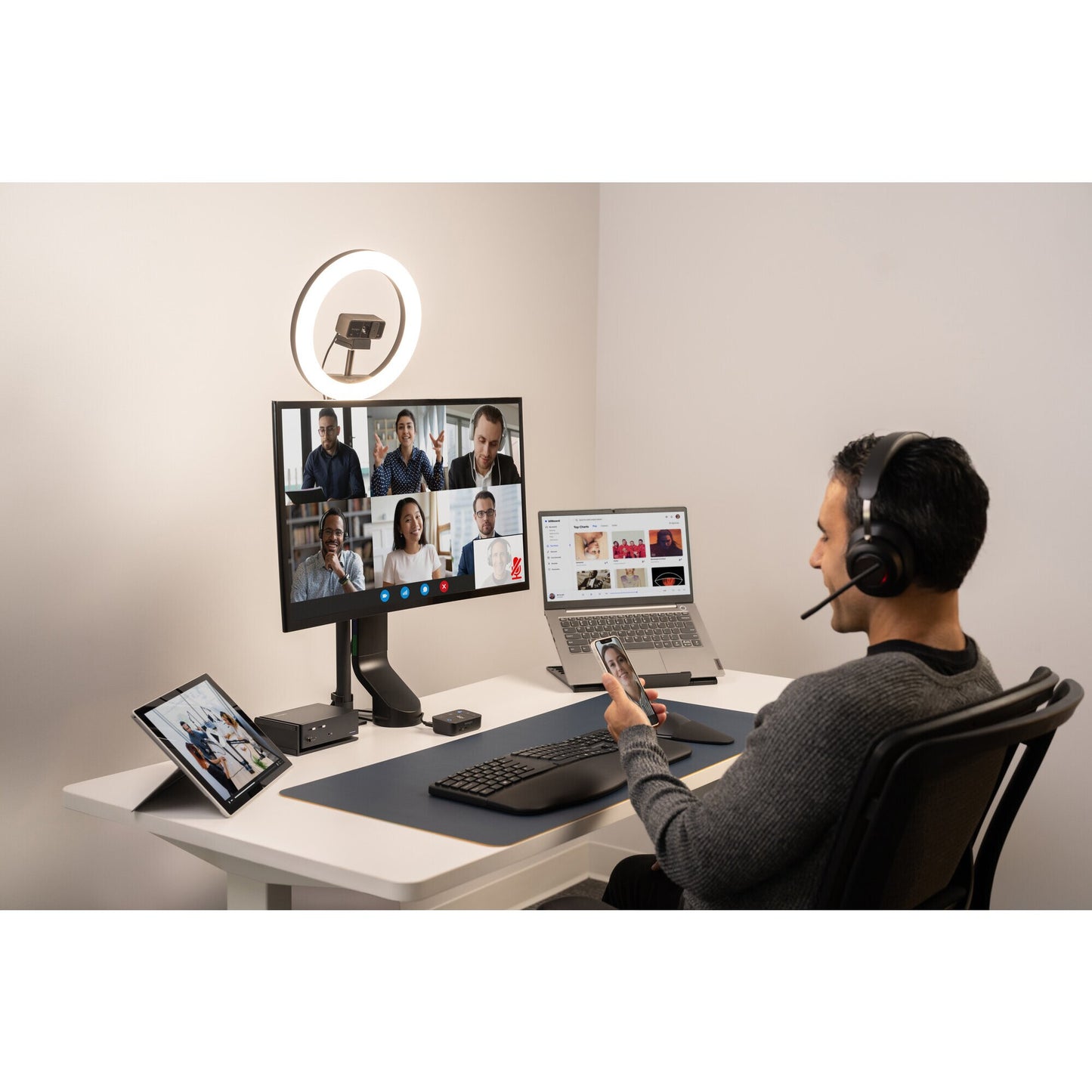 Kensington SmartFit Space-Saving Single Monitor Arm