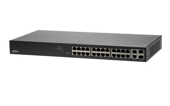 Axis 01192-002 network switch, Managed, 24-port, Power over Ethernet (PoE), black