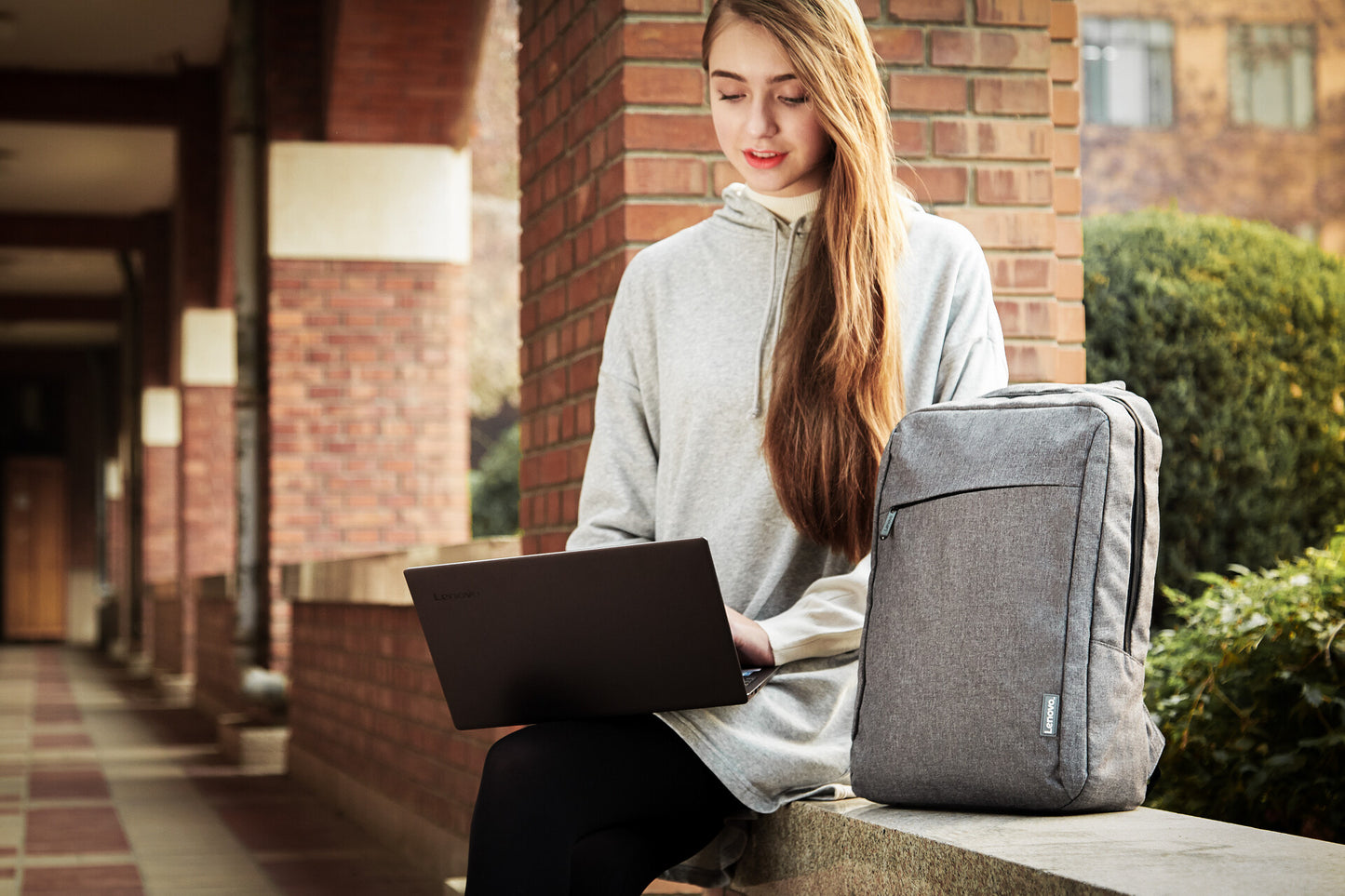 Lenovo B210 39.6 cm (15.6") Backpack Grey