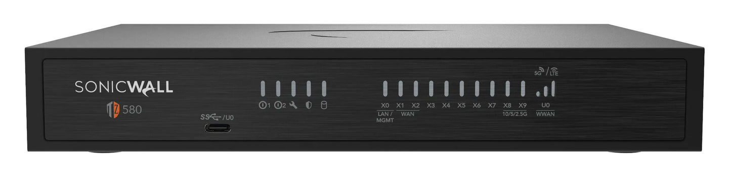 SonicWall TZ580 hardware firewall Desktop 4.5 Gbit/s