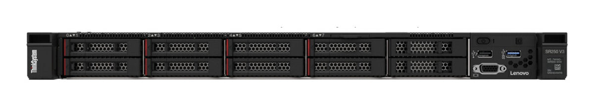 Lenovo ThinkSystem SR250 V3 server Rack (1U) Intel® Xeon® 6353P 2.7 GHz 32 GB DDR5-SDRAM 800 W