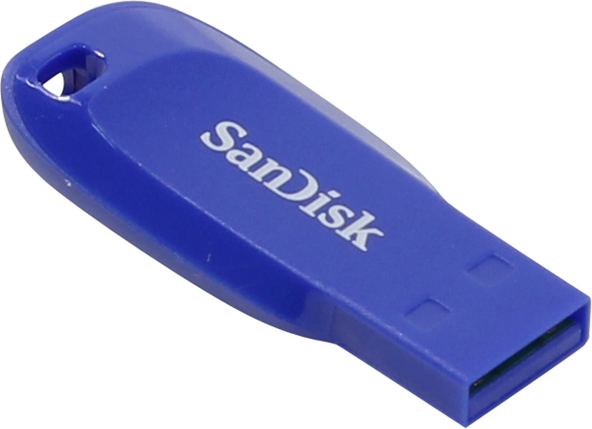 SanDisk Cruzer Blade 64GB USB flash drive, USB 2.0, blue