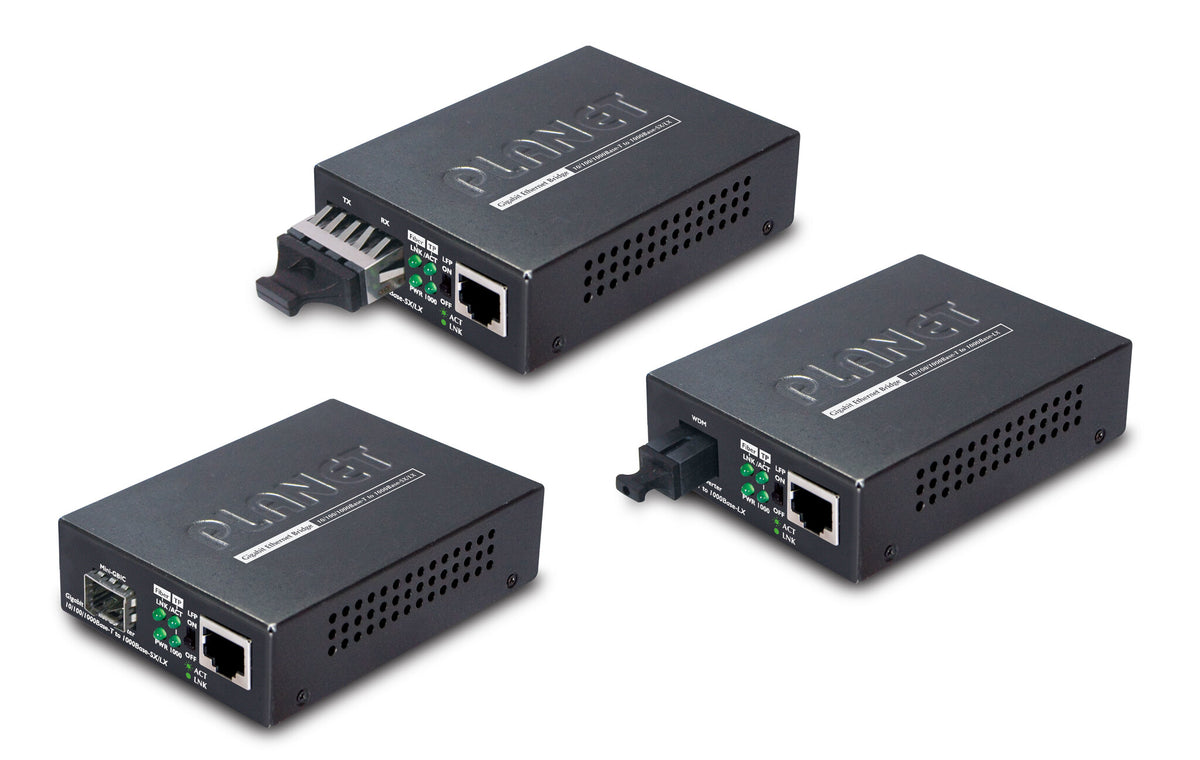 PLANET GT805A network media converter 1000 Mbit/s 0 nm Multi-mode Black