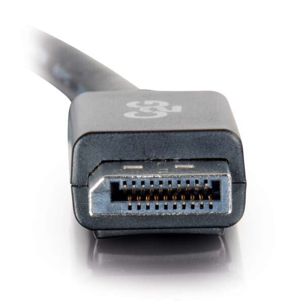 C2G 3ft (0.9m) DisplayPortTM Cable with Latches 4K 60Hz UHD M/M - Black