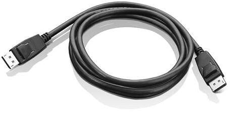 Lenovo DP-DP, 1.8 m DisplayPort cable, black