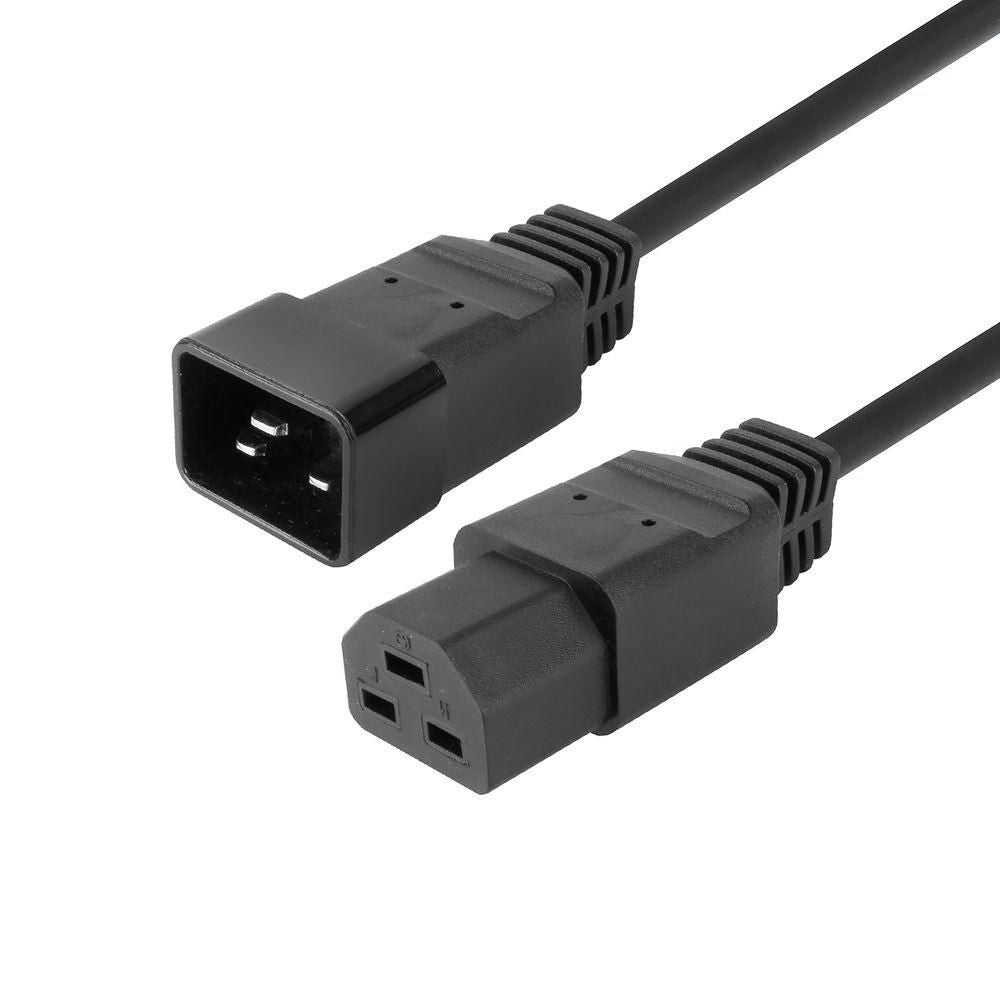 Microconnect PE170420 power cable Black 2 m C21 coupler C20 coupler