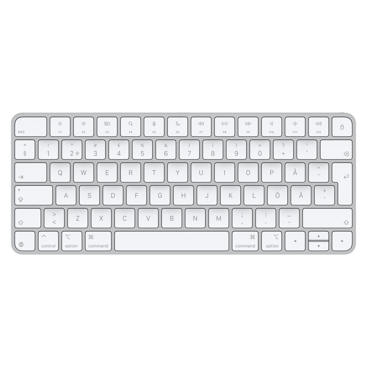 Apple Magic keyboard Universal USB + Bluetooth QWERTY Finnish, Swedish White