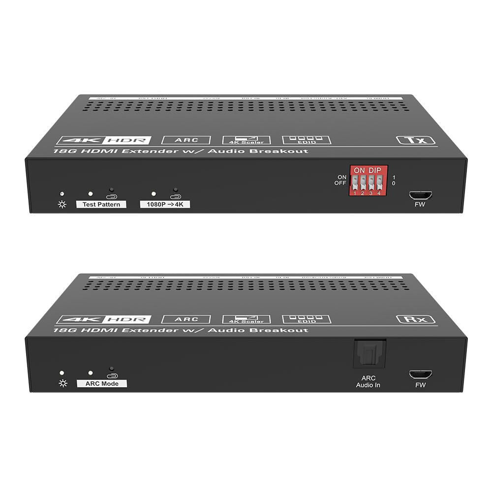 Vivolink VLHDMIEXTHDB2.0S AV extender AV transmitter & receiver Black