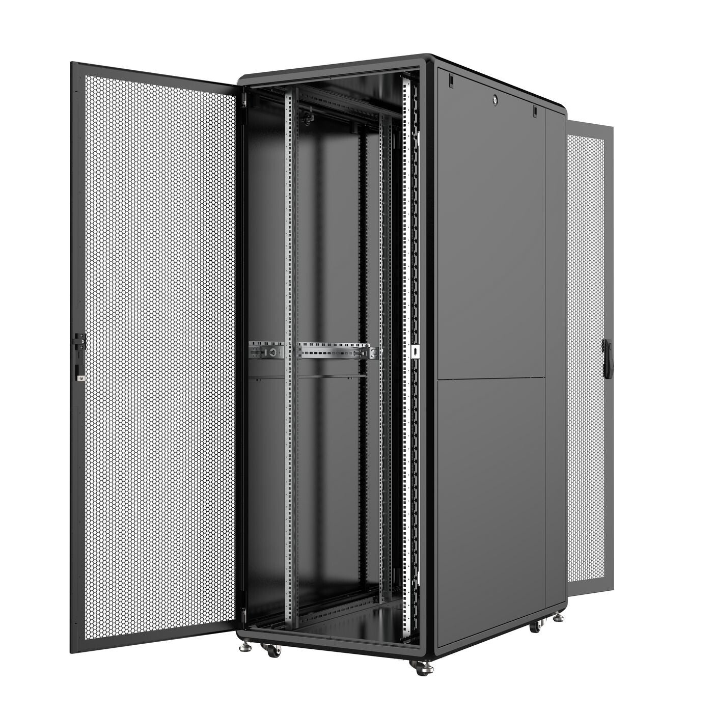 Lanview RSL42U812BL rack cabinet 42U Freestanding rack Black