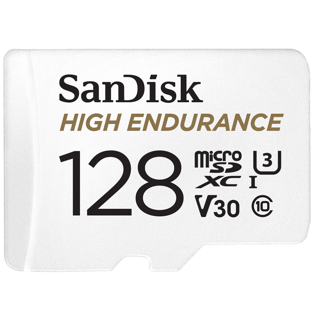 SanDisk High Endurance 128GB MicroSDXC UHS-I Class 10 memory card