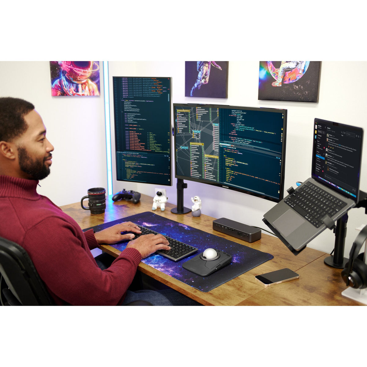 Kensington SmartFit Ergo Single Extended Monitor Arm