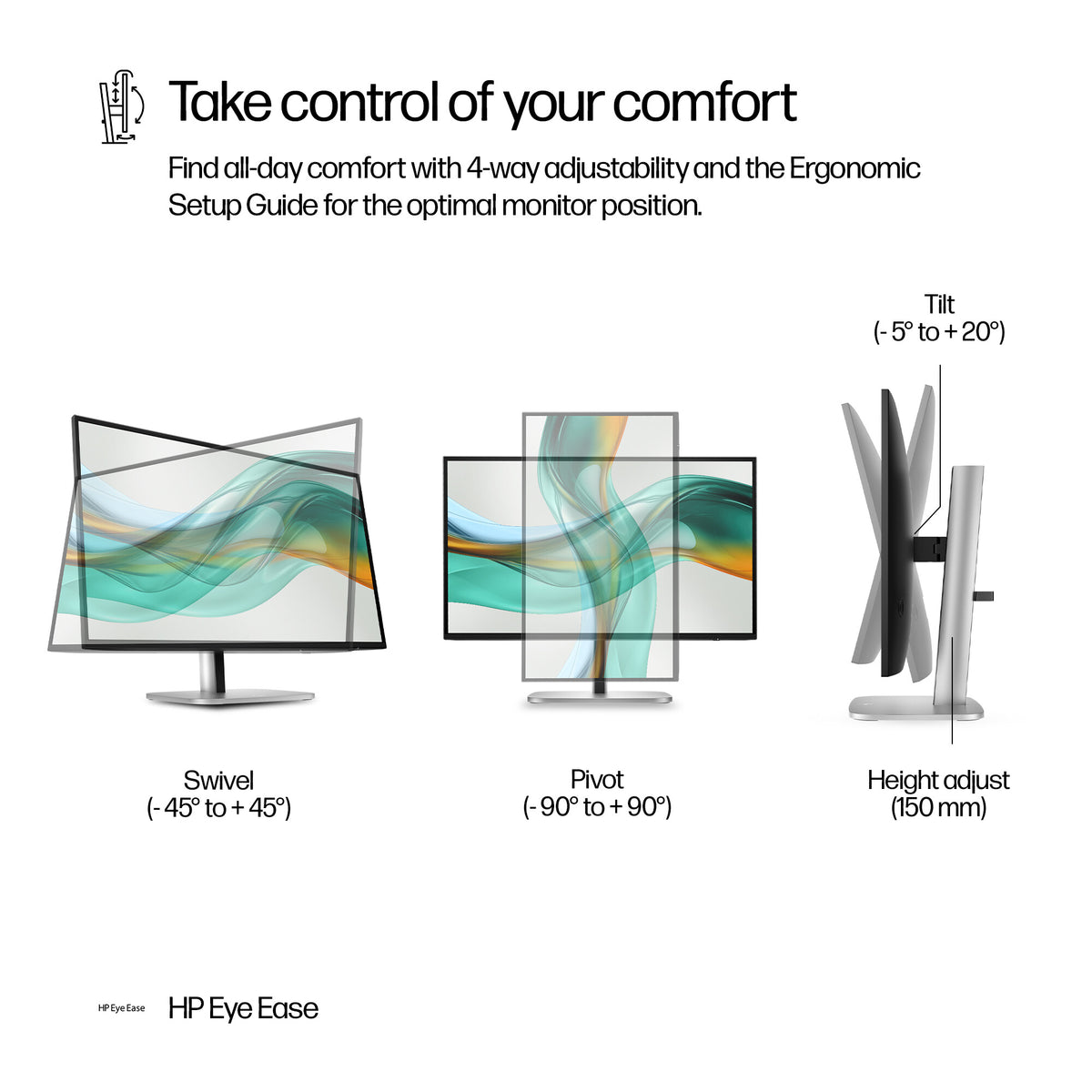 HP Series 5 Pro 27 inch QHD USB-C Monitor - 527pu