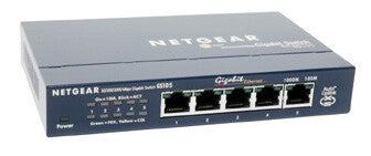 NETGEAR GS105 network switch, Unmanaged, 5-port, blue