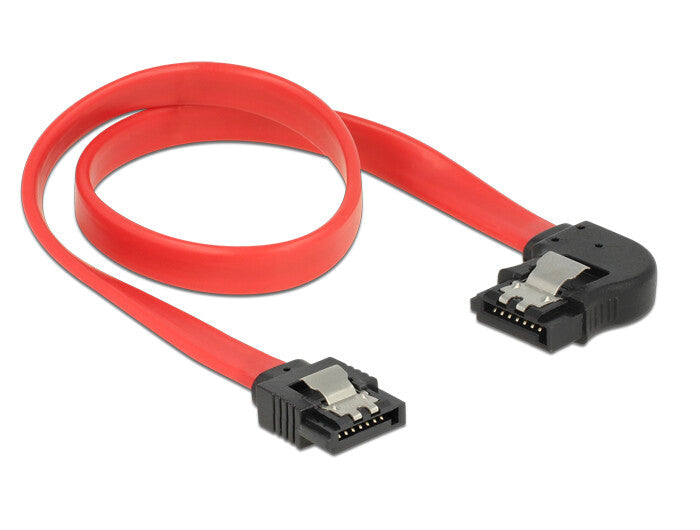 DeLOCK 83963 SATA cable 0.3 m SATA 7-pin Black, Red