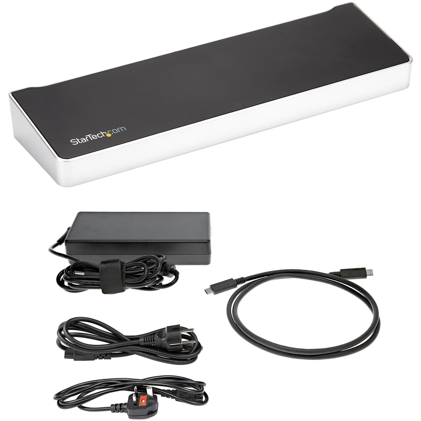 StarTech.com 4K USB-C Dock , Triple UHD 4K Monitor Docking Station, Mac & Windows, USB C to HDMI & DisplayPort, 60W Power Delivery, 5x USB 5Gbps Hub - TAA