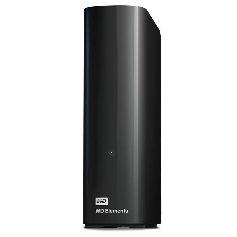 Western Digital Elements WDBWLG0060HBK-EESN external hard drive, 6TB, USB 3.2 Gen 1 (3.1 Gen 1), Black