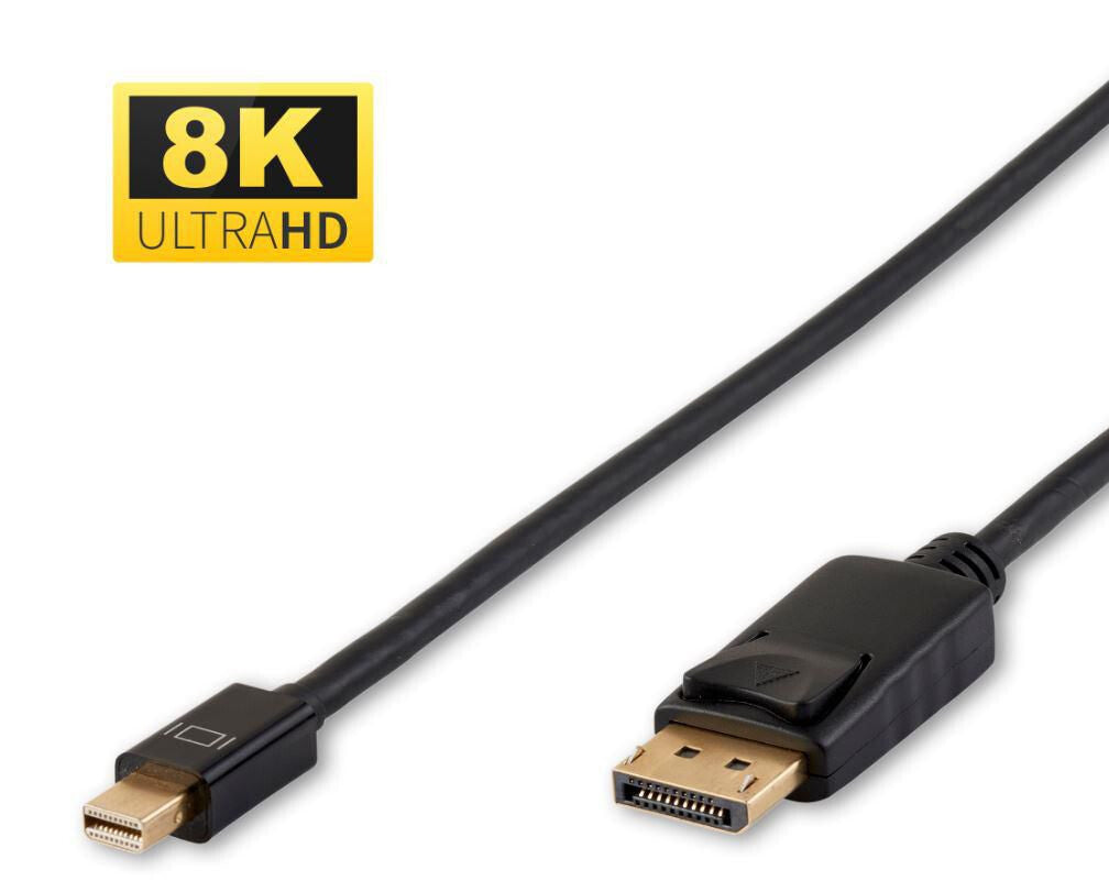 Microconnect DP-MMG-050MBV1.4 DisplayPort cable 0.5 m Mini DisplayPort Black