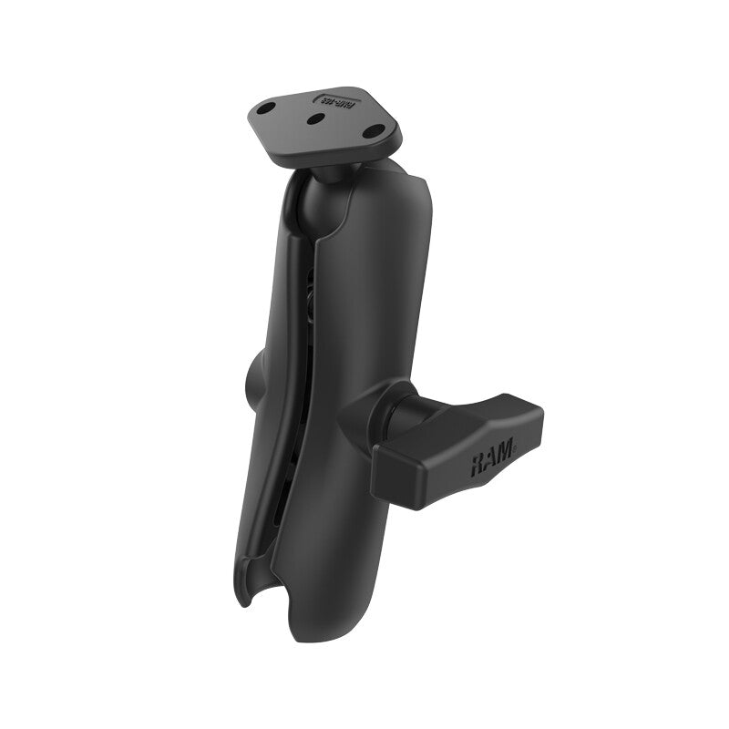 RAM Mounts Double Socket Arm Black Aluminium