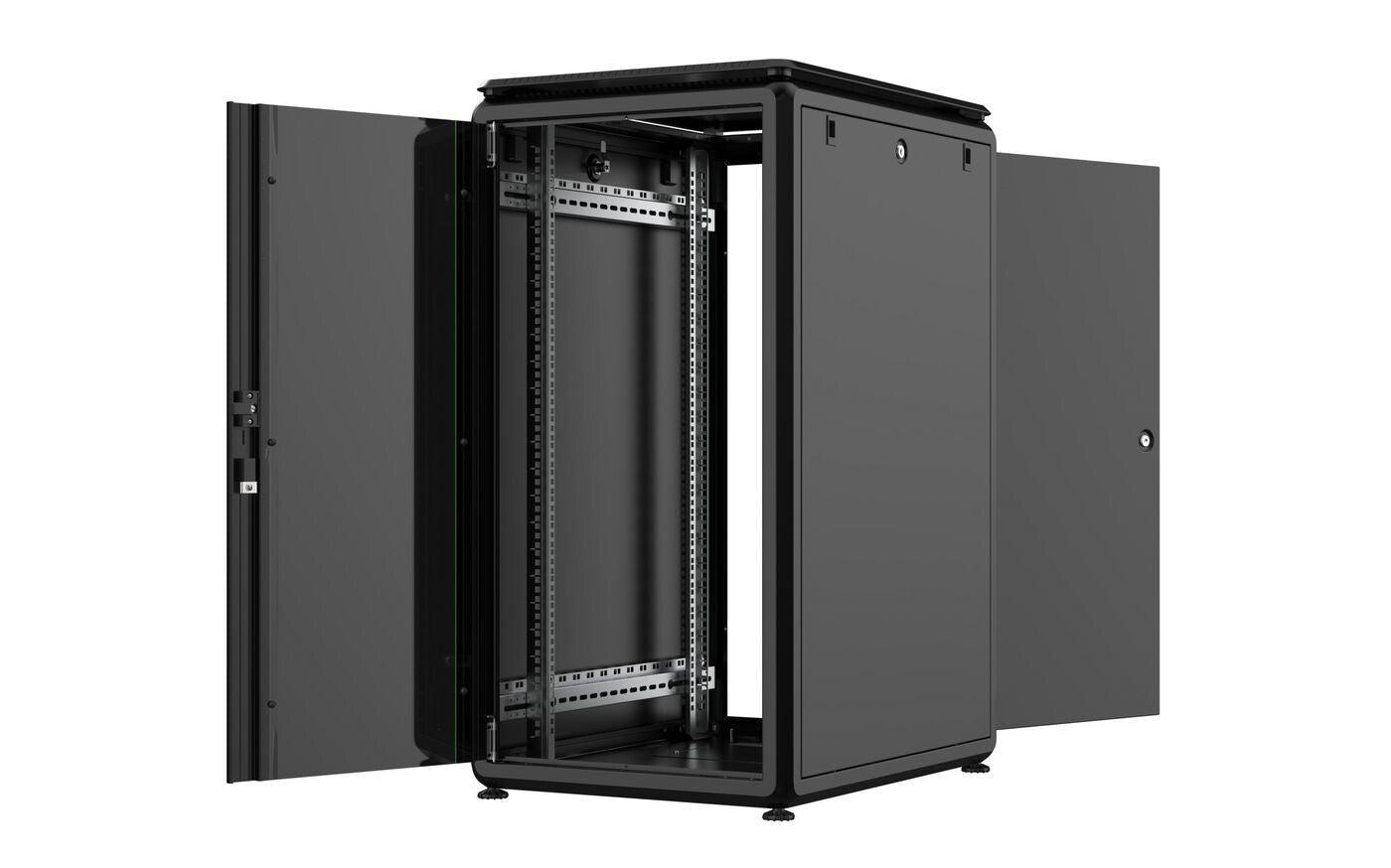 Lanview RDL22U68BL rack cabinet 22U Freestanding rack Black