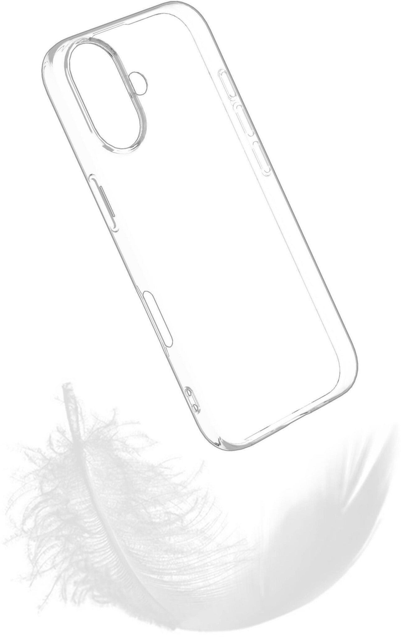 eSTUFF ES67100055-BULK mobile phone case 16 cm (6.3") Cover Transparent