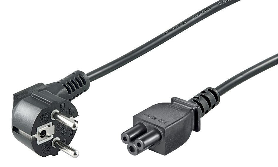 Microconnect PE010812 power cable Black 1.2 m Power plug type E+F C5 coupler