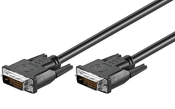 Microconnect MONCC05 DVI cable 0.5 m DVI-D Black