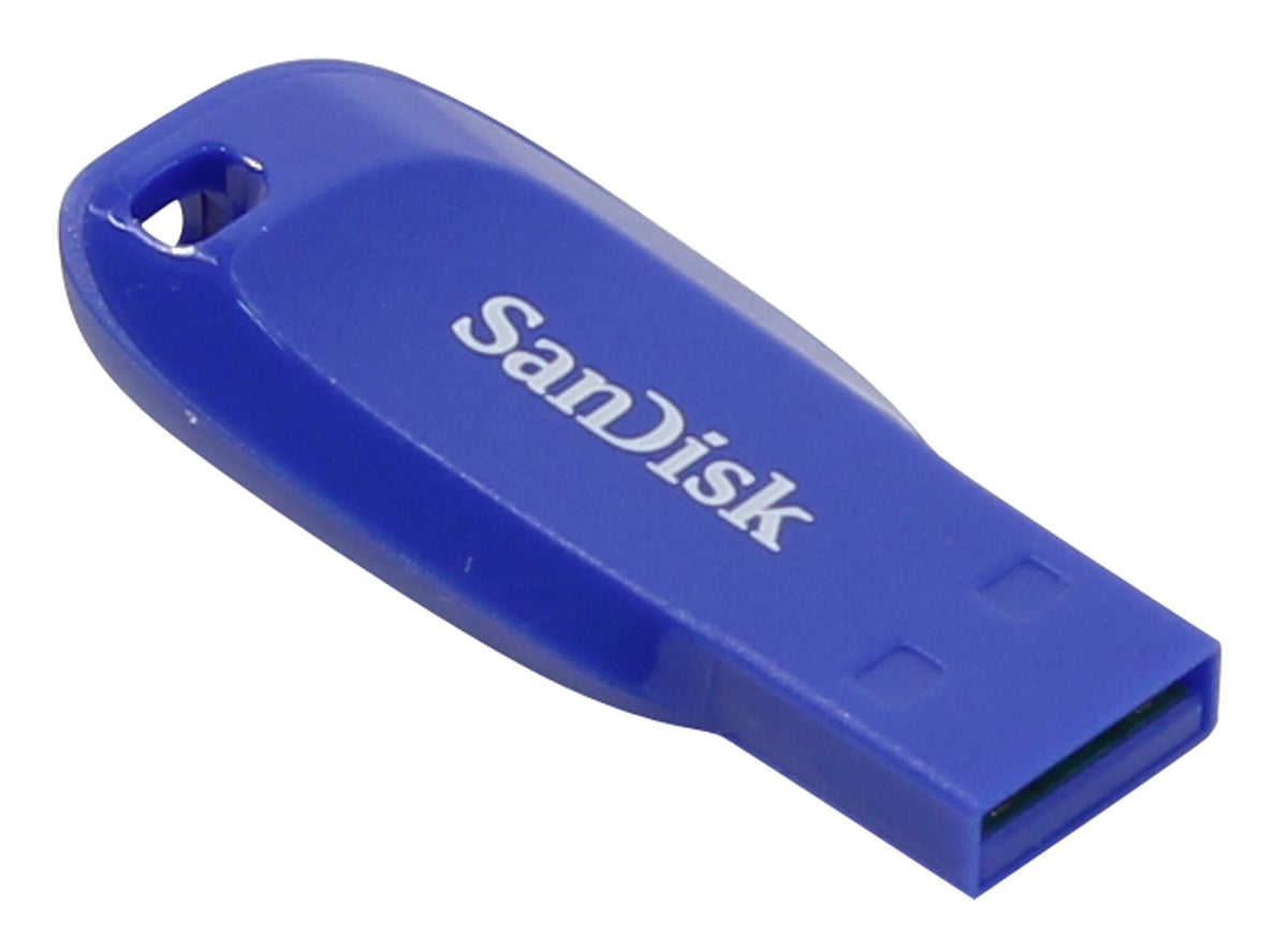 SanDisk Cruzer Blade 32GB USB flash drive, blue