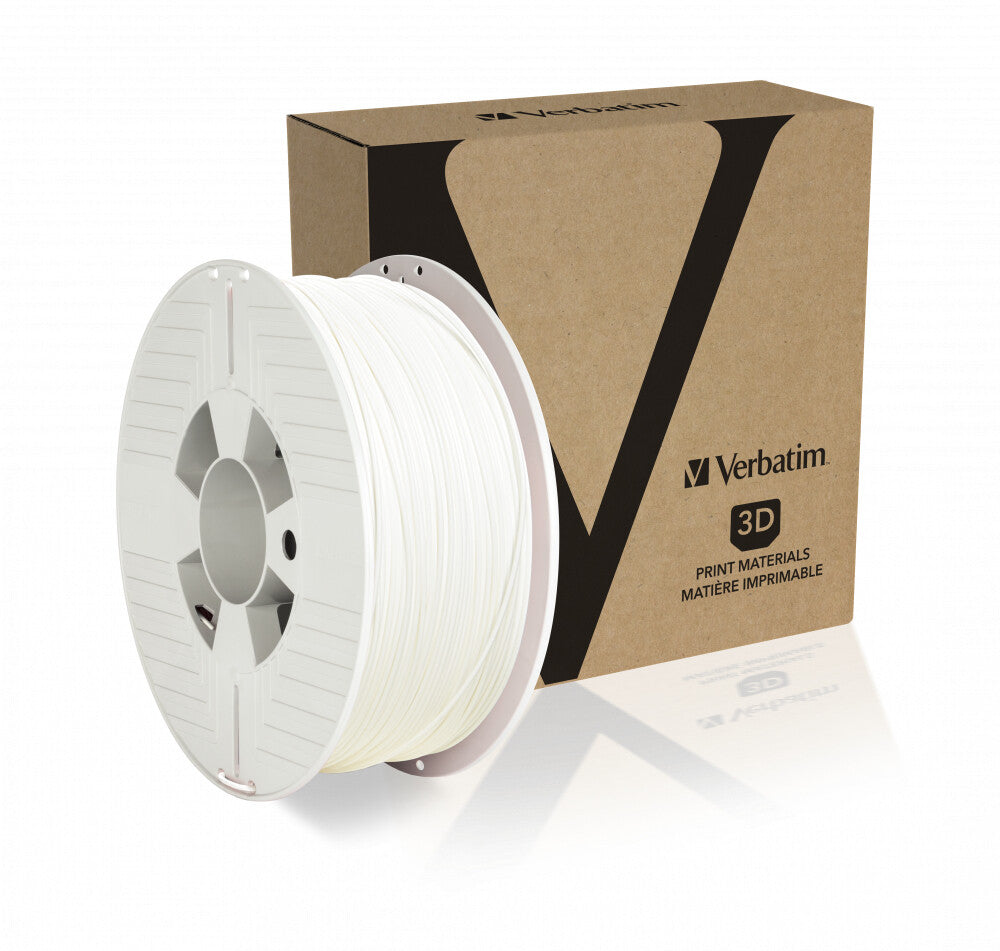 Verbatim 55050 3D printing material Polyethylene Terephthalate Glycol (PETG) White 1 kg