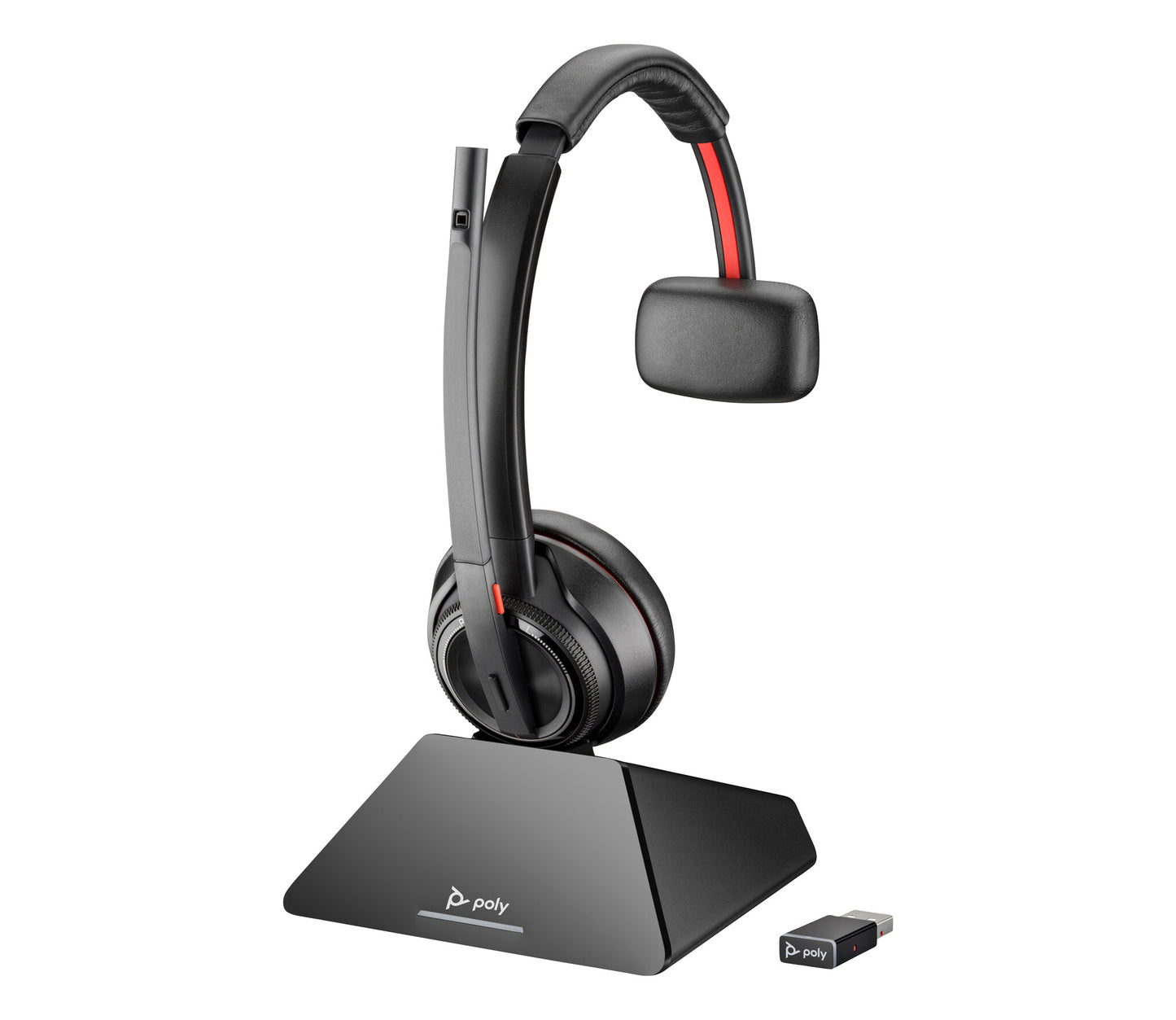 Poly Savi 8220 Stereo DECT 1880-1900 MHz Top +Charging Cradle