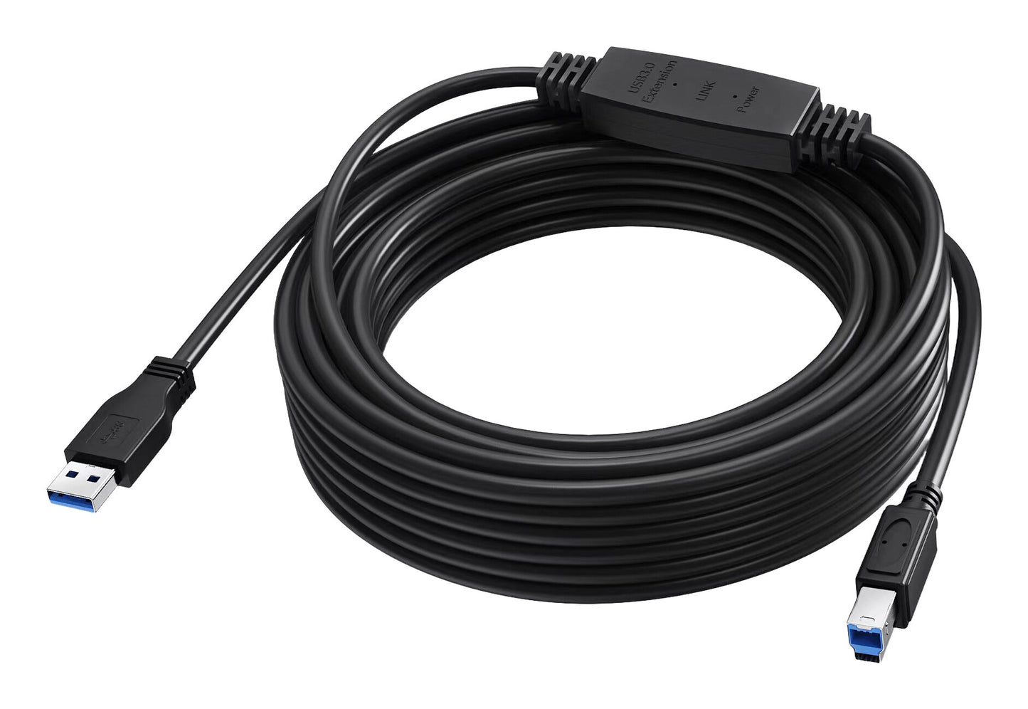 Vision TC 10MUSB3.0+/BL USB cable USB 3.2 Gen 1 (3.1 Gen 1) 10 m USB C USB B 5 Gbit/s Black