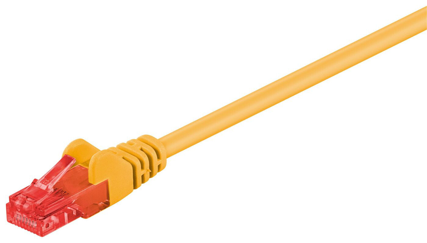 Microconnect B-UTP605Y networking cable Yellow 5 m Cat6 U/UTP (UTP)
